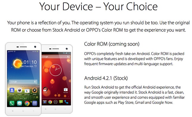 Oppo Roms