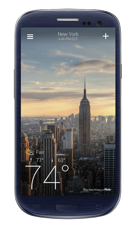 Yahoo Weather Android
