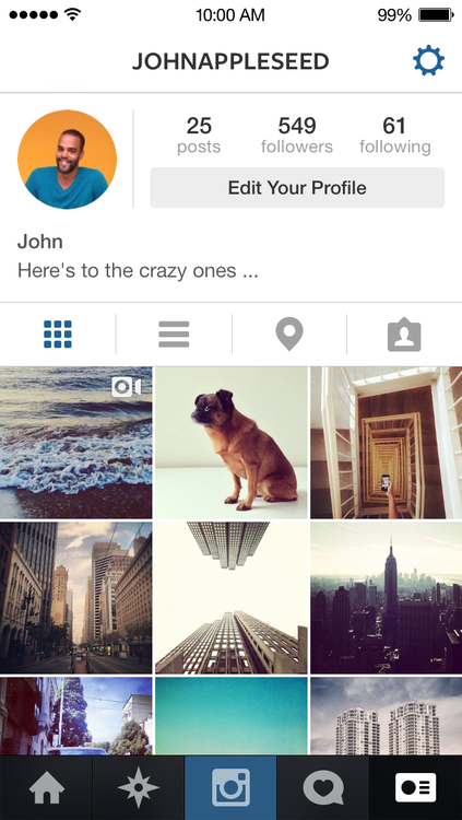 Instagram iOS 7